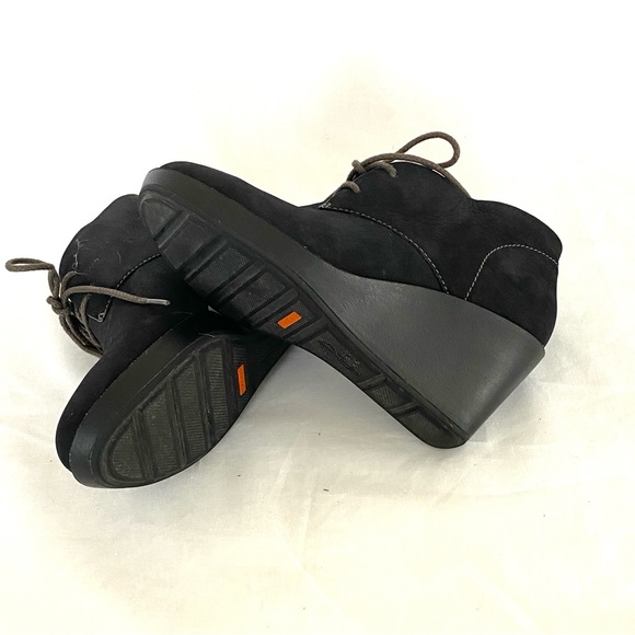 Cole Haan Suede Leather Wedge Ankle Booties - Picture 5 of 7